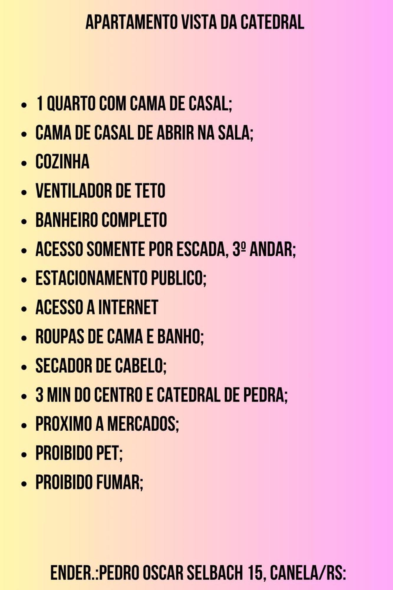 Apartamento A 3Min Do Centro 카넬라 외부 사진